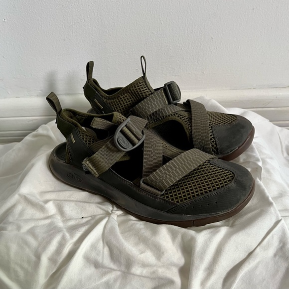 Chaco Odyssey Closed Toe Sandals Hunter Green Size US 10 - Picture 1 of 3